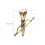 4 Unidades Broche Vintage Y Para 10