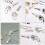 1 Paire De Boucles D'oreilles À Style Punk Pour Boîte De 10