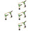 4 Paires De Boucles D'oreilles Stud Percées Oiseaux 6