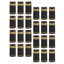 50Pcs Black PVC Heat Shrink Caps for Bottles Seals
