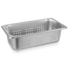 Perforated Stainless Steel Deep Tray For Steam Table Use
