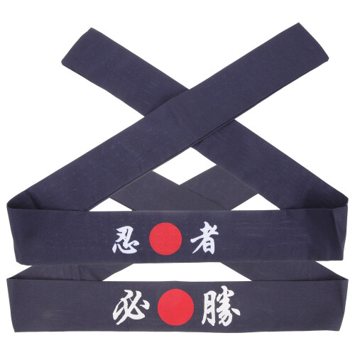 2 Decoratieve Hoofdband Ademend Karate Chef Accessoire