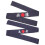2 Decoratieve Hoofdband Ademend Karate Chef Accessoire 7
