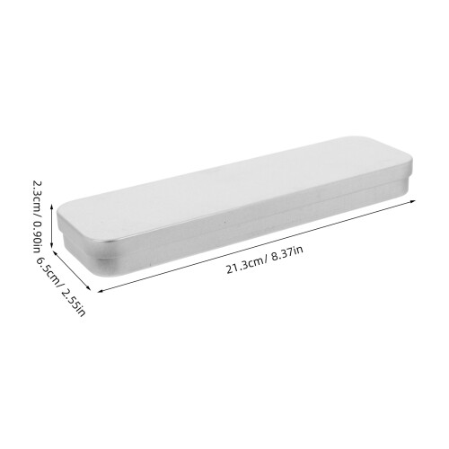 2St Tinplate Schrijfwaren Organizer Rechthoekige Multifunctionele Box 2