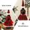 Ensemble Plaid Vin Robe Costume De Noël Housses Pour Bouteille 8