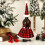Ensemble Plaid Vin Robe Costume De Noël Housses Pour Bouteille 6