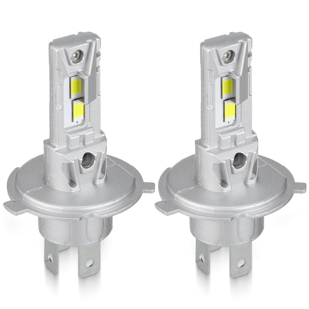 1 Pair H4/9003 Headlight Bulbs High & Low Beam 6500K Bright White 3422196715365