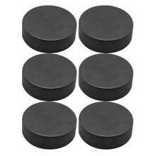 6 Pièces Puck Hockey En Mousse Pu Polyvalent