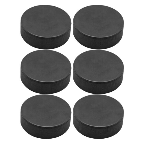 6 Pièces Puck Hockey En Mousse Pu Polyvalent