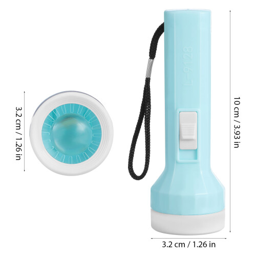 12Pcs Compact Waterproof Plastic LED Flashlights For Outdoor Camping 1