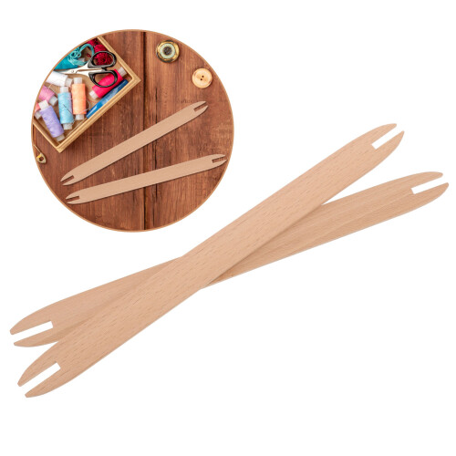 2 Pezzi Legno Per Tessitura Fai Da Te 2