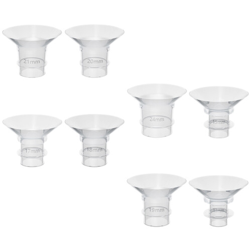 8 Pcs Silicone Breast Pump Flange Inserts