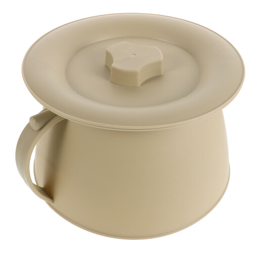 Chamber Pot Urinal Bottle With Lid Light Yellow