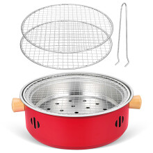 Portable Charcoal Grill Compact Bbq Stove For Camping Outdoor Cooking