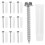 10 Sets Tv Mounting Hardware Kit For Concrete Walls 1