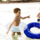 Transparent Floating Sequins Inflatable Swimming Ring Pvc 90Cm 10