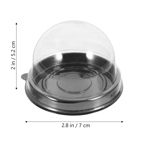 50 Pezzi Scatole Singole Per E Cupcake Con A Cupola 1