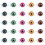 100 Pezzi Occhi Simulati Ovale Per Cucito Craft Halloween 8