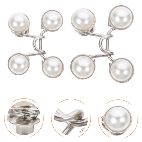 4 Pezzi Clip Regolabile Vita Per Jeans Riutilizzabile 2