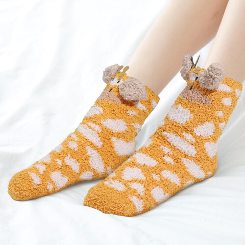 1 Paio In Pile Con Giraffa Per Ragazze 2