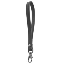 Poignet Main En Cuir Noir Confortable Pour Clés Appareils