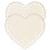 2 Pezzi A Cuore In Legno Per Cestino All'uncinetto 4