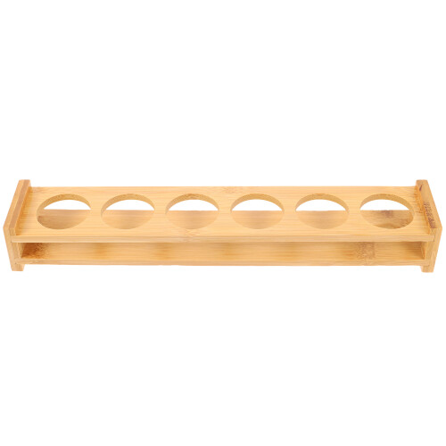 Portabicchieri In Bamboo Con 6 E Sottobicchiere Per 1