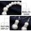 1Set Parelketting En Danglers Bruiloft Sieraden Kit 10
