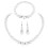 1Set Parelketting En Danglers Bruiloft Sieraden Kit 2