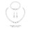 1Set Parelketting En Danglers Bruiloft Sieraden Kit 9