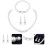 1Set Parelketting En Danglers Bruiloft Sieraden Kit 5