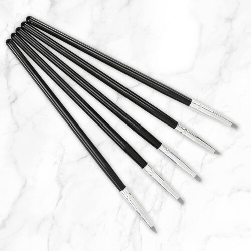 5 Pezzi Penna Per Acquerello In Silicone, Pasta Da Pittura 2