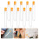 10 Pezzi Dispenser In Trasparente Con Aghi Colorati 65# 7