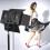 Led Light Panel Kit Per Fotografia E Video, Luce Piatto Regolabile 4