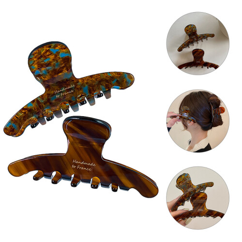 2 Pezzi Clip Per In Celluloide A Ganascia 1
