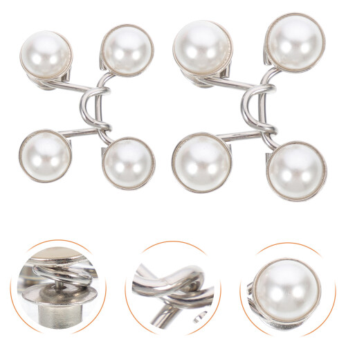 4 Pezzi Clip Regolabile Vita Per Jeans Riutilizzabile 2