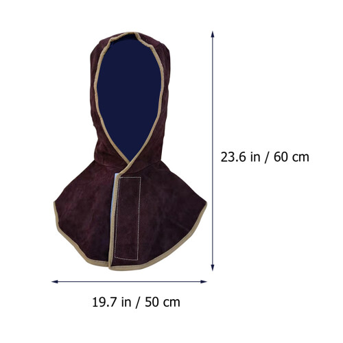 Cappuccio Da Saldatura Vacchetta Con Cuffie Protettive 1