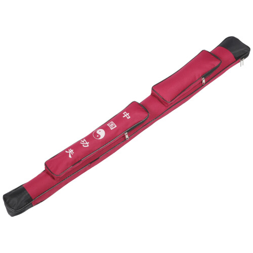 1 Pezzo In Canvas Per Spada Con Guaina (Rosso) 2