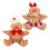 2 Stücke Weihnachten Lebkuchen Mann Junge-Fünfzackiger Stern-Gi 1