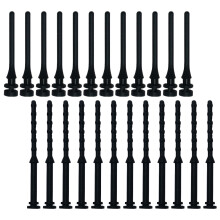 100pcs Rubber Fan Mount Screws for PC Case Cooling Systems