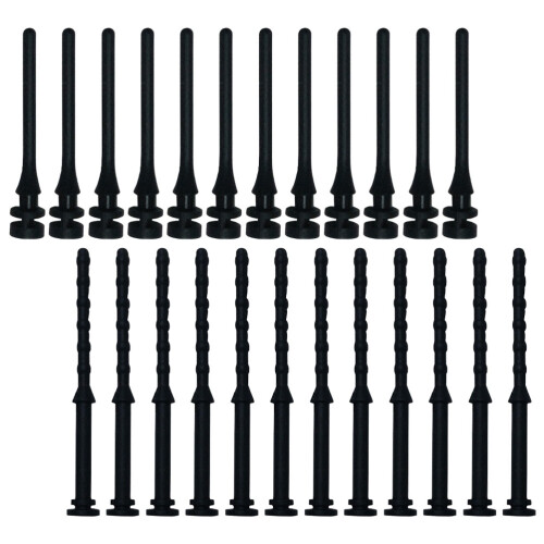 100pcs Rubber Fan Mount Screws for PC Case Cooling Systems