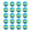 20Pcs Sky-Blue Eva Golf Practice Balls Soft Lightweight Training Balls 1