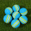 20Pcs Sky-Blue Eva Golf Practice Balls Soft Lightweight Training Balls 4
