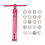 Set Strumenti Per Rotanti In , Argilla Polimerica Bambini Rosso 3