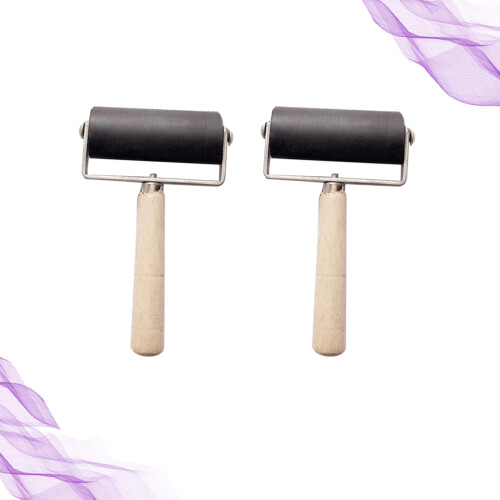 2 Pezzi Stampante 6 Cm in Gomma per Progetti Artistici 2