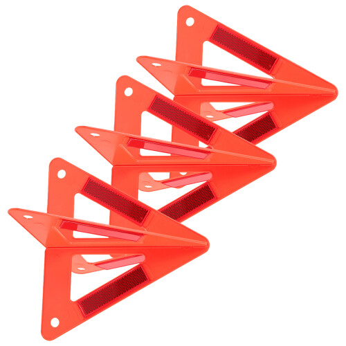 3 Pezzi Triangolo Avvertimento Pieghevole Riflettente