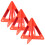 3 Pezzi Triangolo Avvertimento Pieghevole Riflettente 8