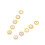 10 Pezzi Guarnizione 29 Mm per Disco Piezoelettrico 6