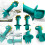 Set Cucchiai E Forchette In Silicone Per Pasto Bambino 11