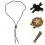 Bolo Tie Regolabile Con Per 8